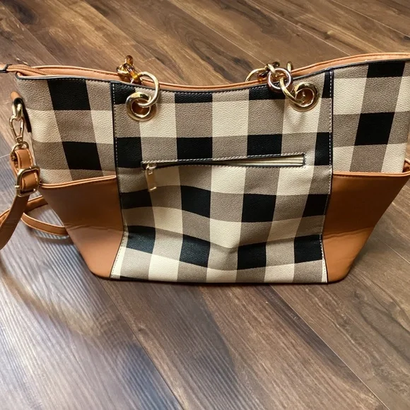 Fashion checkered purse or bag - Mia K. Collection (+ free purse/bag) - Picture 2 of 13